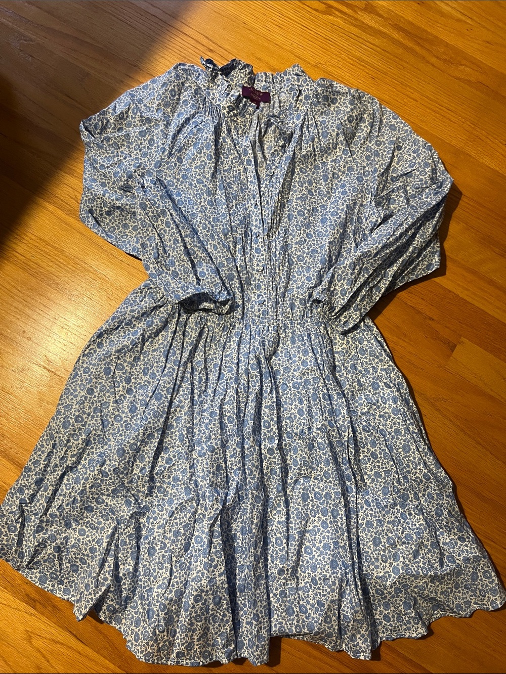 JCrew Liberty London Floral Long Sleeve Dress